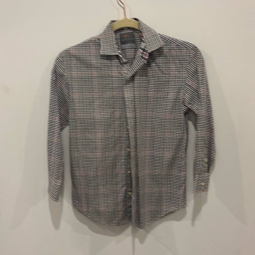 Sleek and comf boys button down shirt